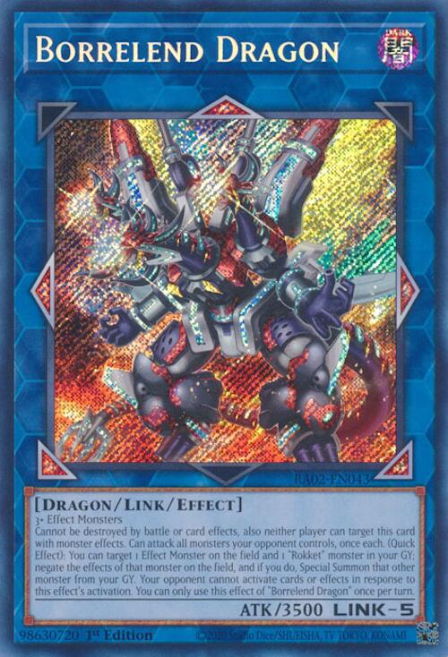 Borrelend Dragon (Secret Rare) [RA02-EN043] Secret Rare - Yugioh Cards For Your TCG Needs!