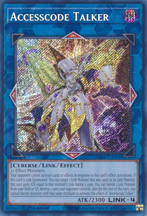 Accesscode Talker (Secret Rare) [RA02-EN044] Secret Rare - Yugioh Cards For Your TCG Needs!