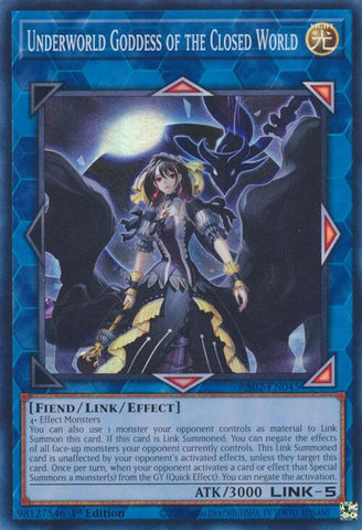 Underworld Goddess of the Closed World [RA02-EN045] Super Rare - Yugioh Cards For Your TCG Needs!