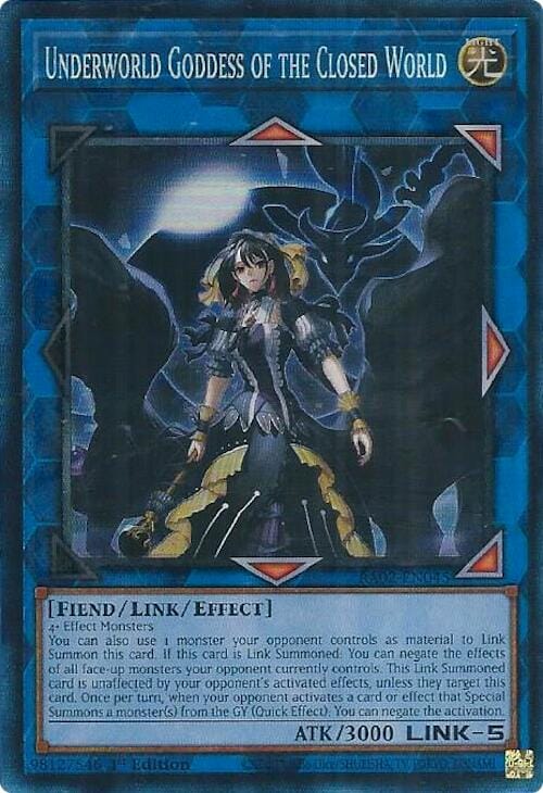 Underworld Goddess of the Closed World (PCR) [RA02-EN045] Prismatic Collector's Rare - Yugioh Cards For Your TCG Needs!