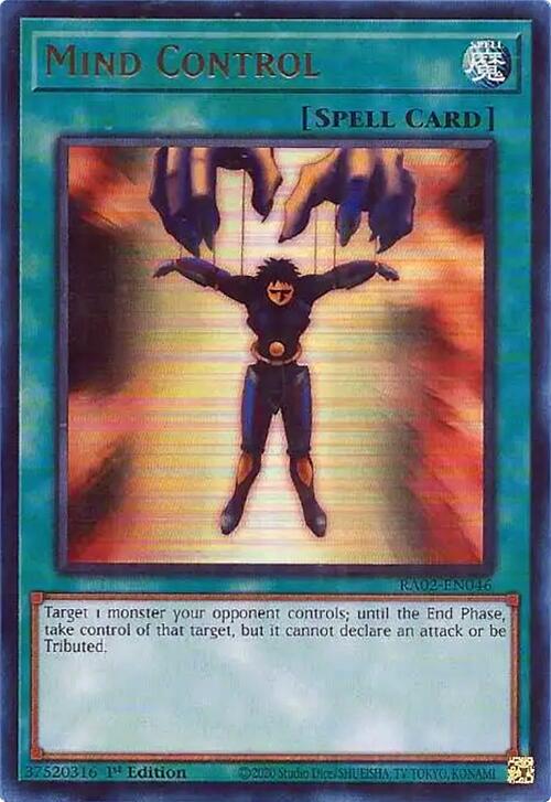 Mind Control [RA02-EN046] Ultra Rare - Yugioh Cards For Your TCG Needs!