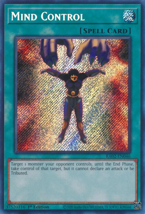 Mind Control [RA02-EN046] Secret Rare - Yugioh Cards For Your TCG Needs!