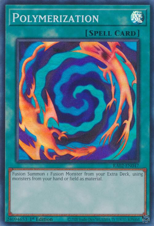 Polymerization [RA02-EN047] Super Rare - Yugioh Cards For Your TCG Needs!