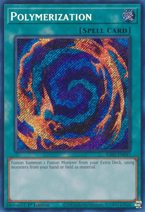 Polymerization (Secret Rare) [RA02-EN047] - Yugioh Cards For Your TCG Needs!