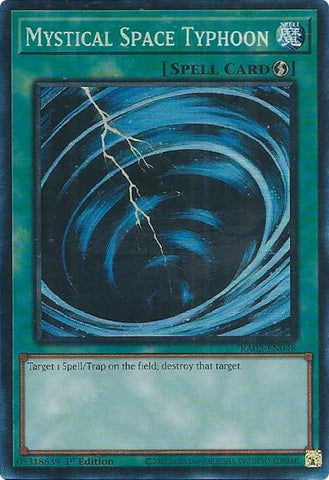Mystical Space Typhoon (PCR) [RA02-EN048] Prismatic Collector's Rare - Yugioh Cards For Your TCG Needs!