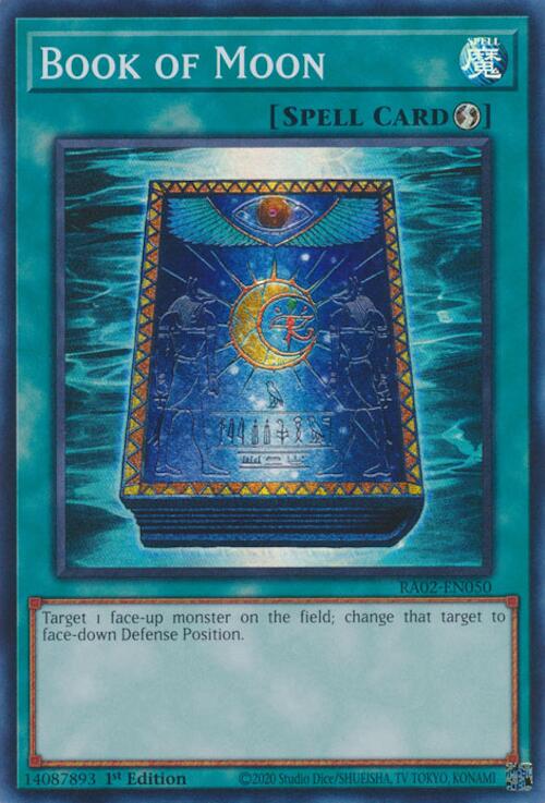 Book of Moon [RA02-EN050] Super Rare - Yugioh Cards For Your TCG Needs!