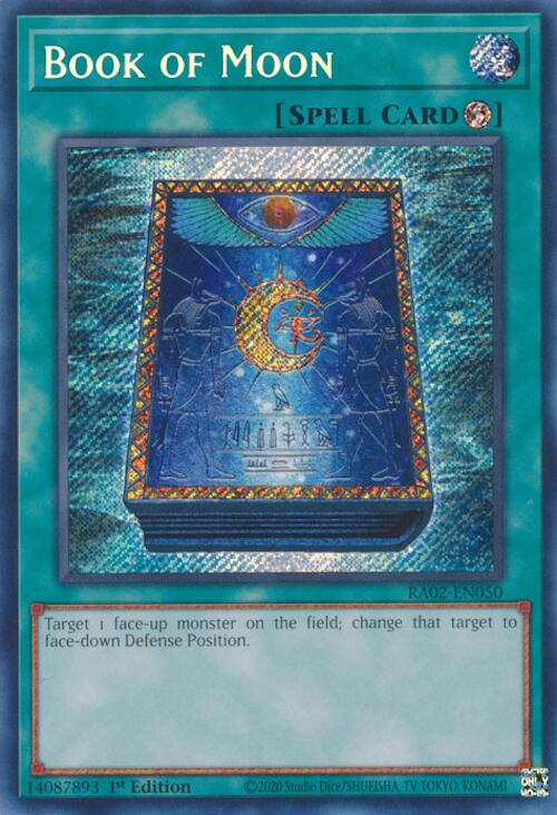 Book of Moon (Secret Rare) [RA02-EN050] Secret Rare - Yugioh Cards For Your TCG Needs!