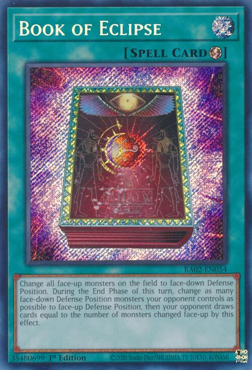 Book of Eclipse (Secret Rare) [RA02-EN054] - Yugioh Cards For Your TCG Needs!