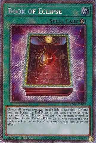 Book of Eclipse (Platinum Secret Rare) [RA02-EN054] Platinum Secret Rare - Yugioh Cards For Your TCG Needs!