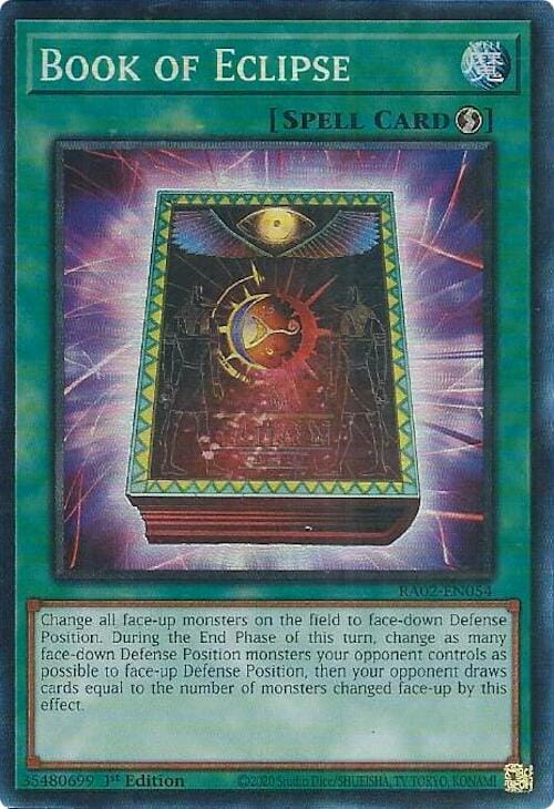 Book of Eclipse (PCR) [RA02-EN054] Prismatic Collector's Rare - Yugioh Cards For Your TCG Needs!
