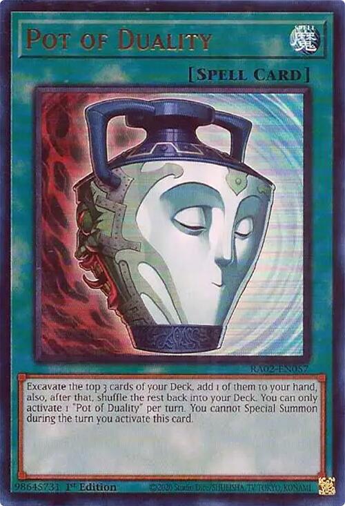 Pot of Duality (UR) [RA02-EN057] Ultra Rare - Yugioh Cards For Your TCG Needs!