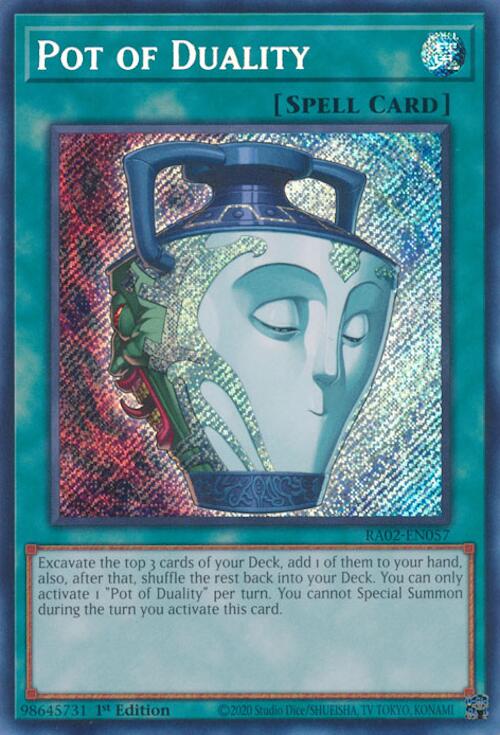 Pot of Duality (Secret Rare) [RA02-EN057] Secret Rare - Yugioh Cards For Your TCG Needs!