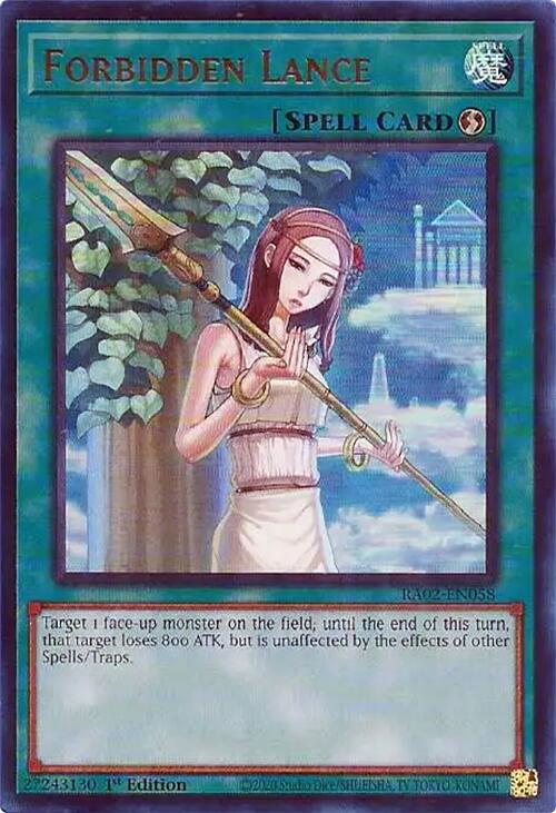 Forbidden Lance [RA02-EN058] Ultra Rare - Yugioh Cards For Your TCG Needs!