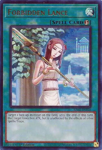 Forbidden Lance [RA02-EN058] Ultra Rare - Yugioh Cards For Your TCG Needs!