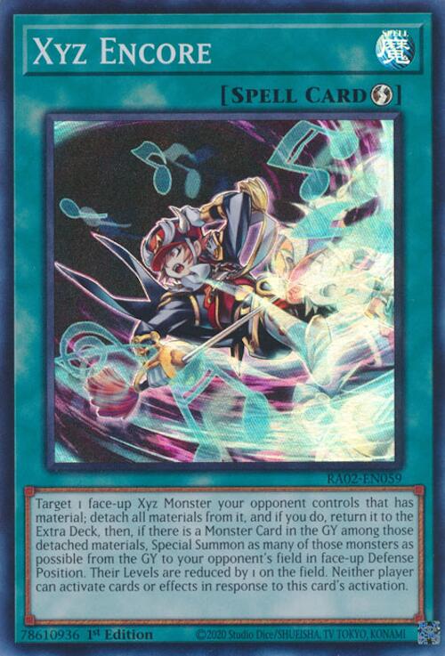 Xyz Encore [RA02-EN059] Super Rare - Yugioh Cards For Your TCG Needs!