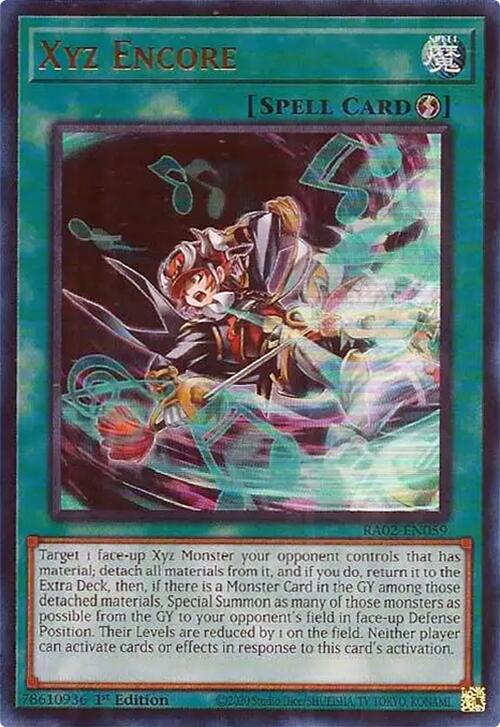Xyz Encore (UR) [RA02-EN059] Ultra Rare - Yugioh Cards For Your TCG Needs!