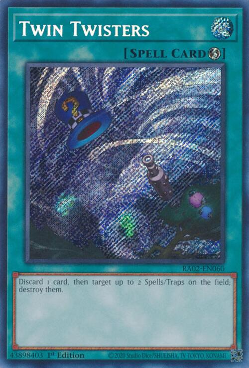 Twin Twisters (Secret Rare) [RA02-EN060] - Yugioh Cards For Your TCG Needs!