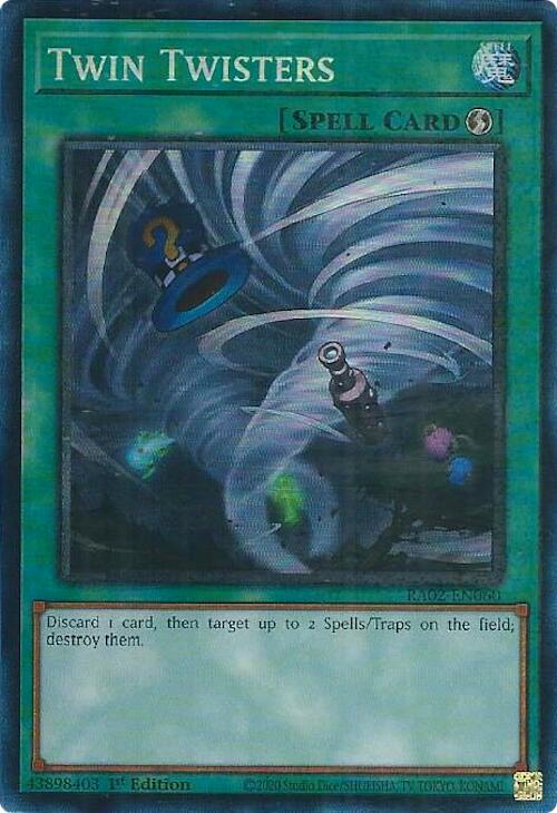 Twin Twisters (PCR) [RA02-EN060] Prismatic Collector's Rare - Yugioh Cards For Your TCG Needs!