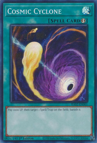 Cosmic Cyclone [RA02-EN061] Super Rare - Yugioh Cards For Your TCG Needs!