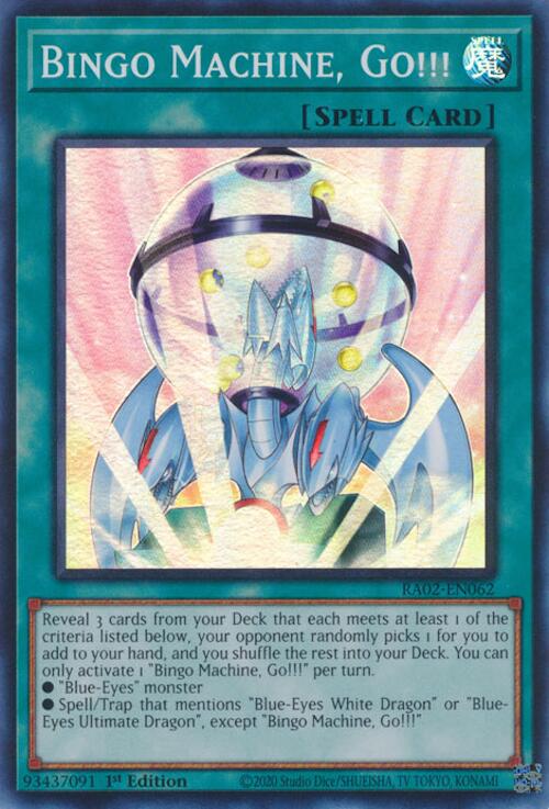Bingo Machine, Go!!! [RA02-EN062] Super Rare - Yugioh Cards For Your TCG Needs!