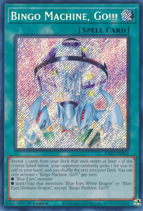 Bingo Machine, Go!!! (Secret Rare) [RA02-EN062] - Yugioh Cards For Your TCG Needs!