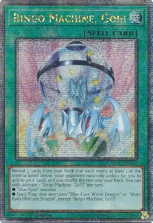 Bingo Machine, Go!!! (Quarter Century Secret Rare) [RA02-EN062] - Yugioh Cards For Your TCG Needs!