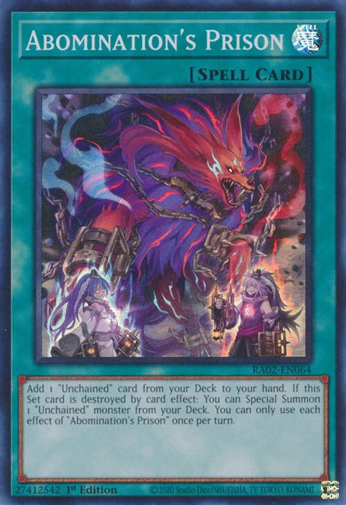 Abomination's Prison [RA02-EN064] Super Rare - Yugioh Cards For Your TCG Needs!