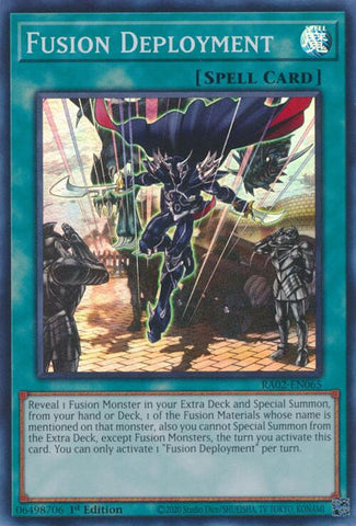 Fusion Deployment [RA02-EN065] Super Rare - Yugioh Cards For Your TCG Needs!