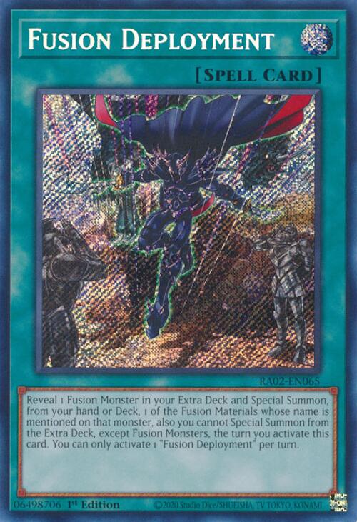 Fusion Deployment (Secret Rare) [RA02-EN065] - Yugioh Cards For Your TCG Needs!