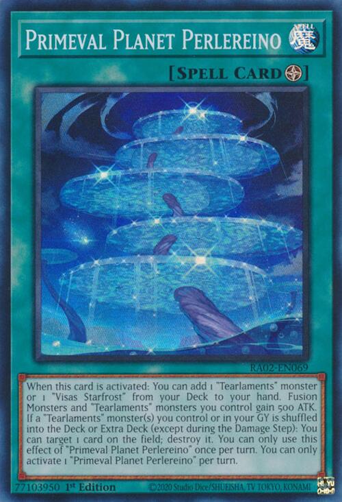 Primeval Planet Perlereino [RA02-EN069] Super Rare - Yugioh Cards For Your TCG Needs!