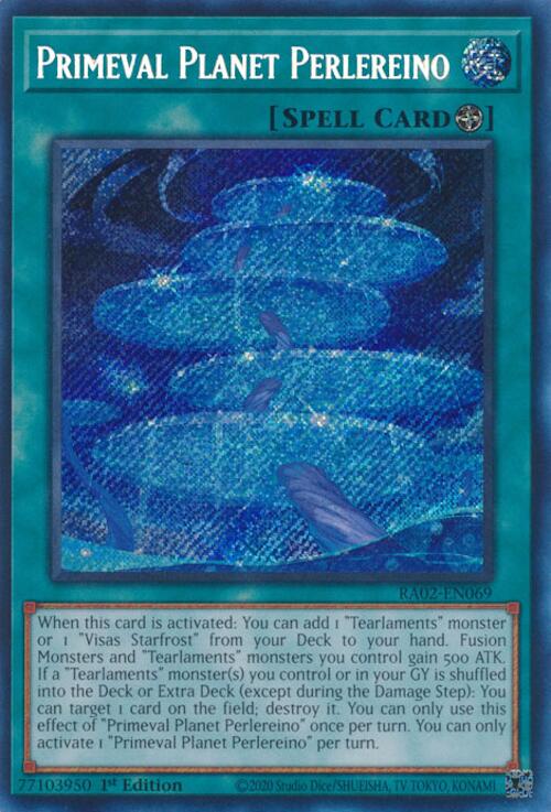Primeval Planet Perlereino (Secret Rare) [RA02-EN069] - Yugioh Cards For Your TCG Needs!