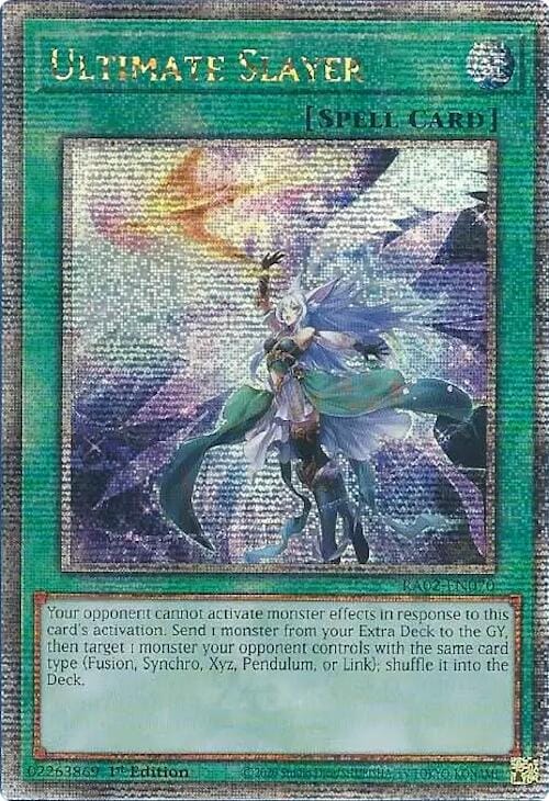 Ultimate Slayer (Quarter Century Secret Rare) [RA02-EN070] Quarter Century Secret Rare - Yugioh Cards For Your TCG Needs!