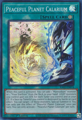 Peaceful Planet Calarium [RA02-EN074] Super Rare - Yugioh Cards For Your TCG Needs!