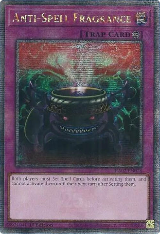 Anti-Spell Fragrance (Quarter Century Secret Rare) [RA02-EN076] - Yugioh Cards For Your TCG Needs!