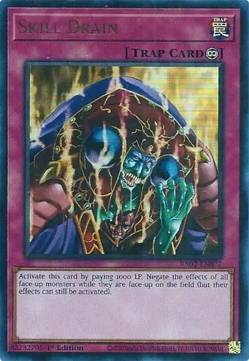 Skill Drain [RA02-EN077] Ultra Rare - Yugioh Cards For Your TCG Needs!