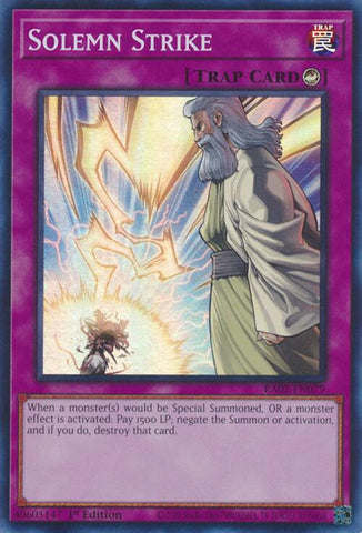 Solemn Strike [RA02-EN079] Super Rare - Yugioh Cards For Your TCG Needs!