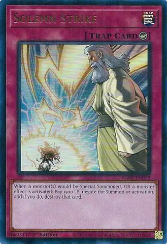Solemn Strike (UR) [RA02-EN079] Ultra Rare - Yugioh Cards For Your TCG Needs!