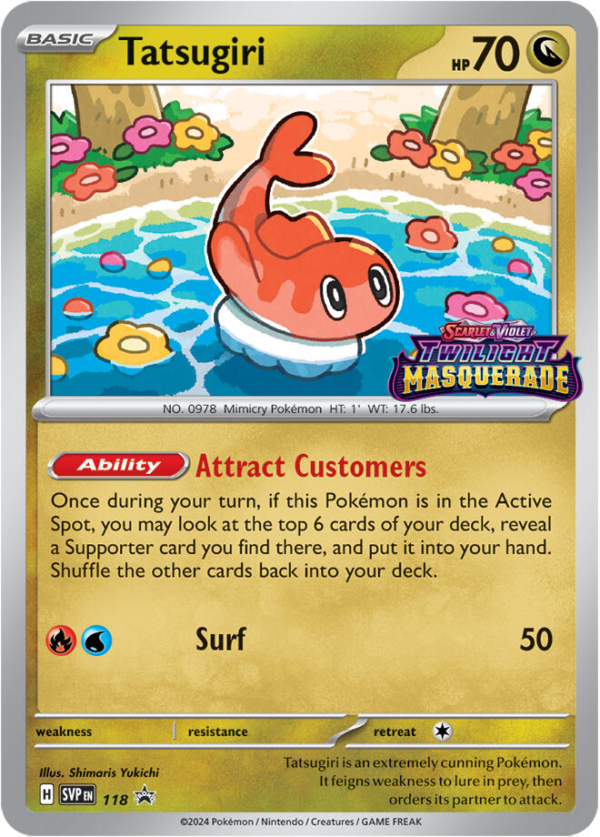 Tatsugiri (118) [Scarlet & Violet: Black Star Promos] Pokémon