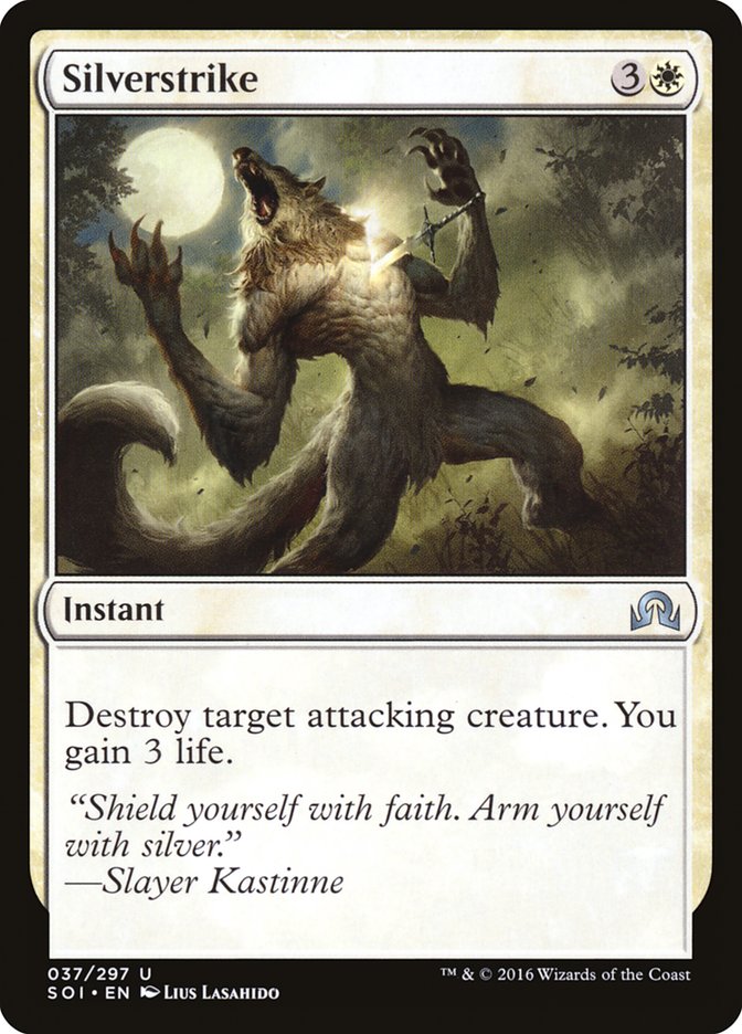 Silverstrike [Shadows over Innistrad] Magic: The Gathering