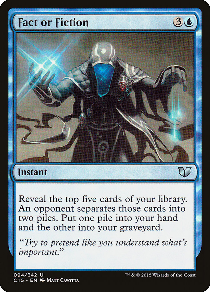 Fact or Fiction [Commander 2015] Magic: The Gathering