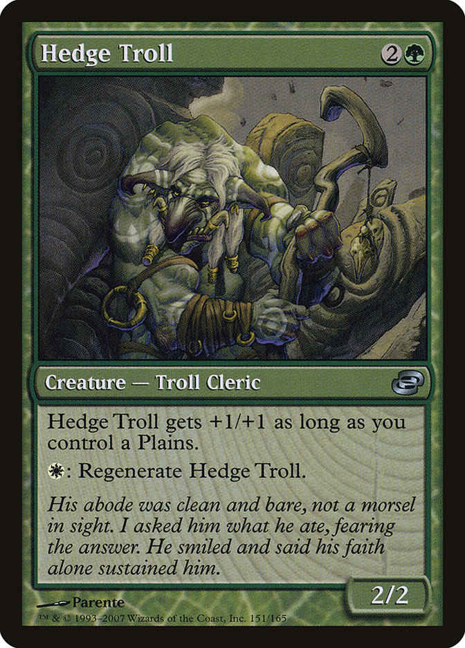 Hedge Troll [Planar Chaos] Magic: The Gathering
