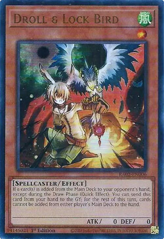 Droll & Lock Bird [RA02-EN006] Ultra Rare - Yugioh Cards For Your TCG Needs!