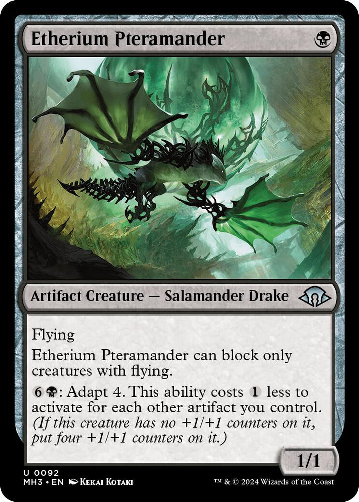Etherium Pteramander [Modern Horizons 3] Magic: The Gathering