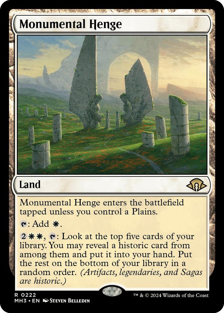 Monumental Henge [Modern Horizons 3] Magic: The Gathering