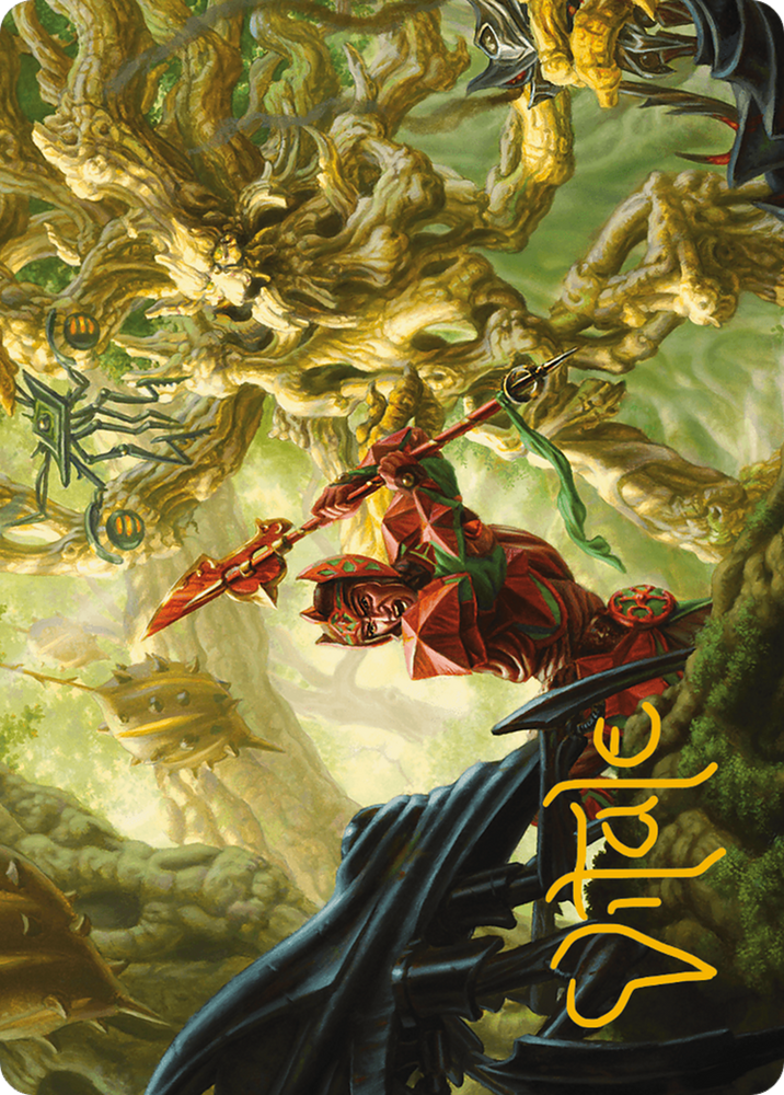 Collective Resistance Art Card (Gold-Stamped Signature) [Modern Horizons 3 Art Series] Magic: The Gathering