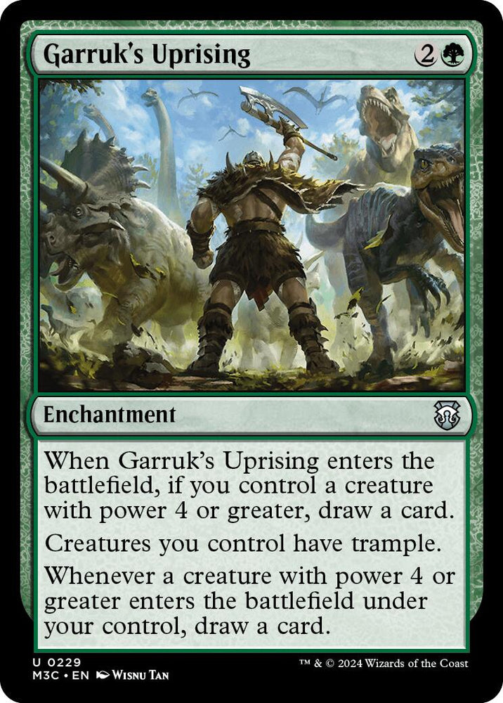 Garruk's Uprising [Modern Horizons 3 Commander] Magic: The Gathering