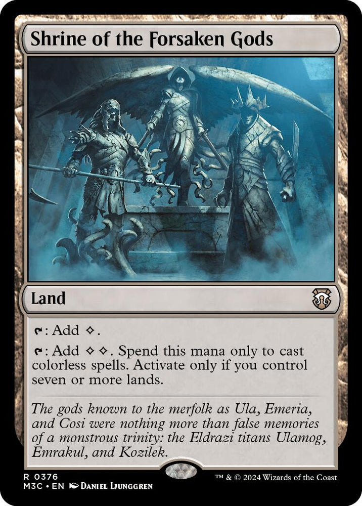 Shrine of the Forsaken Gods [Modern Horizons 3 Commander] Magic: The Gathering