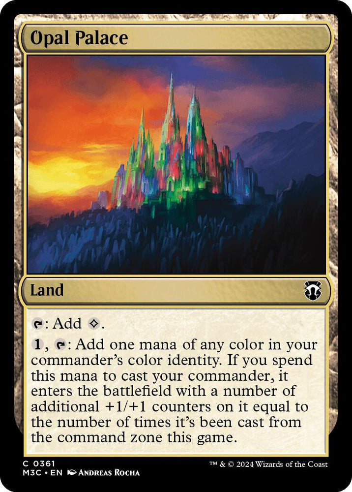 Opal Palace [Modern Horizons 3 Commander] Magic: The Gathering