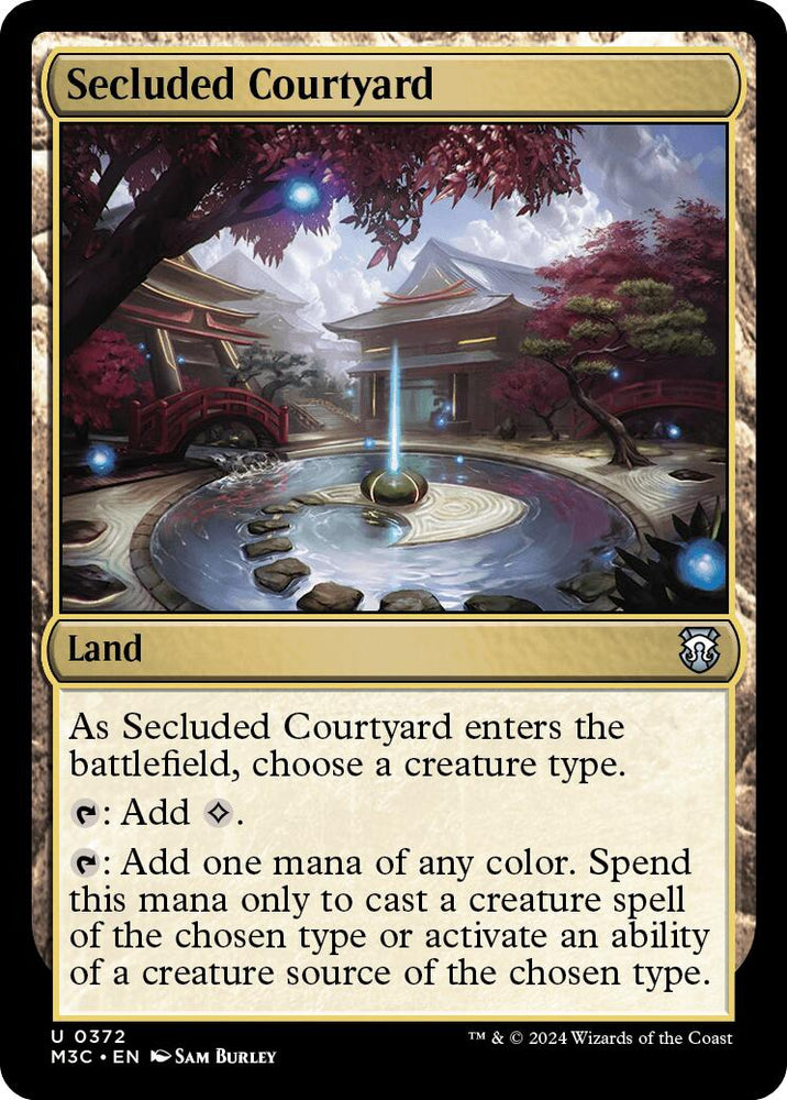 Secluded Courtyard [Modern Horizons 3 Commander] Magic: The Gathering