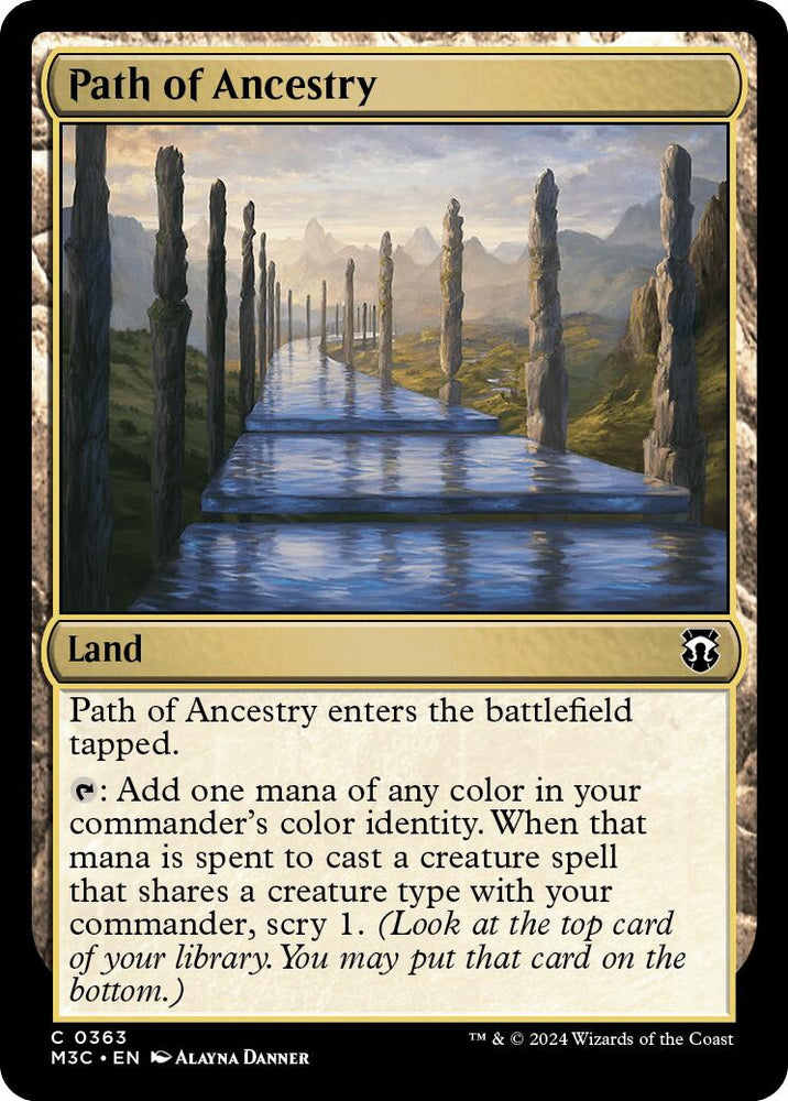 Path of Ancestry [Modern Horizons 3 Commander] Magic: The Gathering